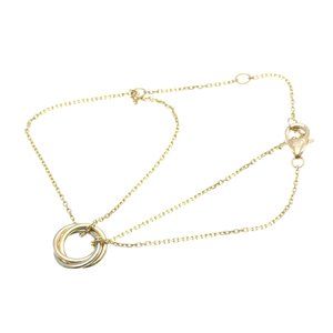CARTIER 18k Yellow Gold Trinity Charm Bracelet